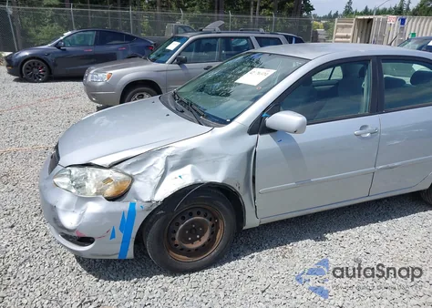 2006 Toyota Corolla Le из США, поврежденный, VIN 1NXBR30E86Z654561